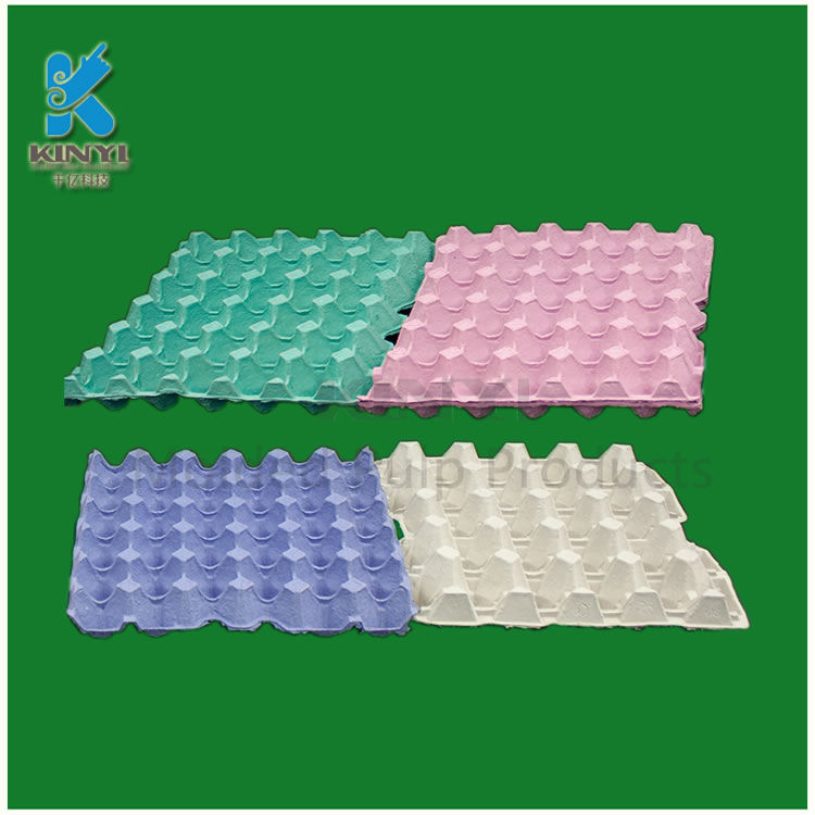 colored egg trays