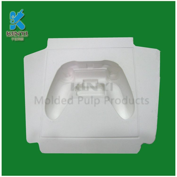 Customized biodegradable molded pulp A4 paper packaging tray