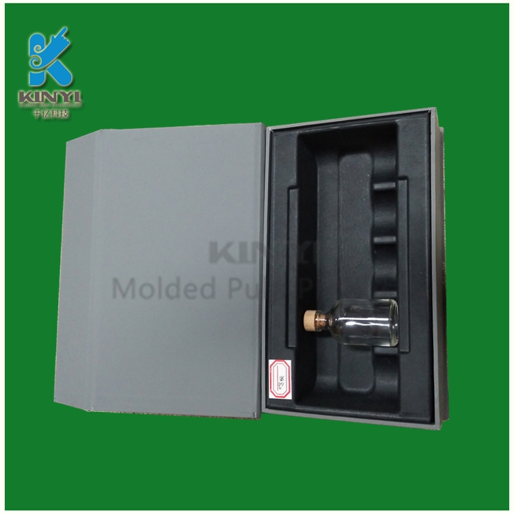 Custom Molded Fiber Packaging Tray with Matching Packaging Box
