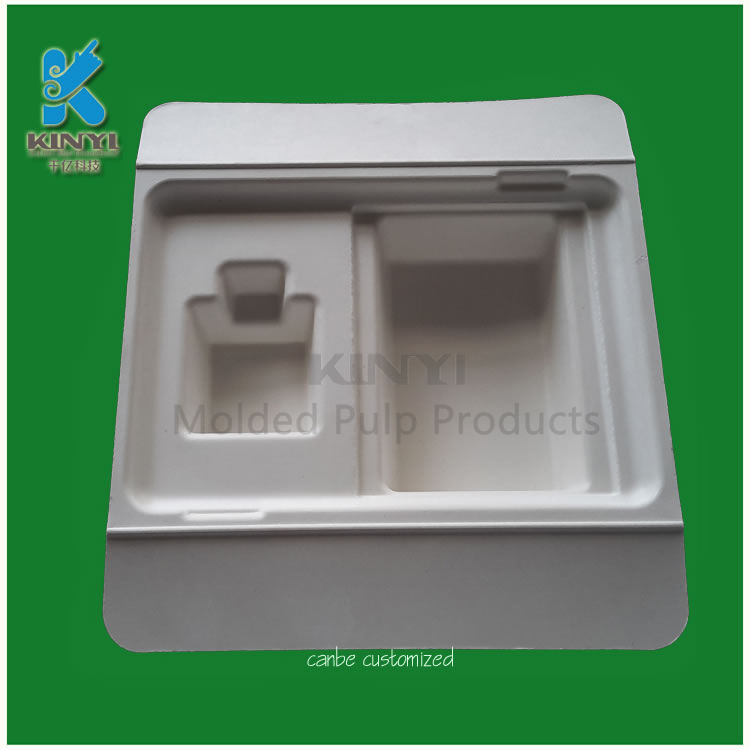 <b>Mechanical Bleached bamboo pulp packaging tray</b>