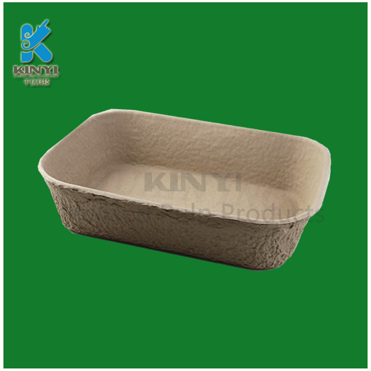 Biodegradable molded pulp flower pots trays
