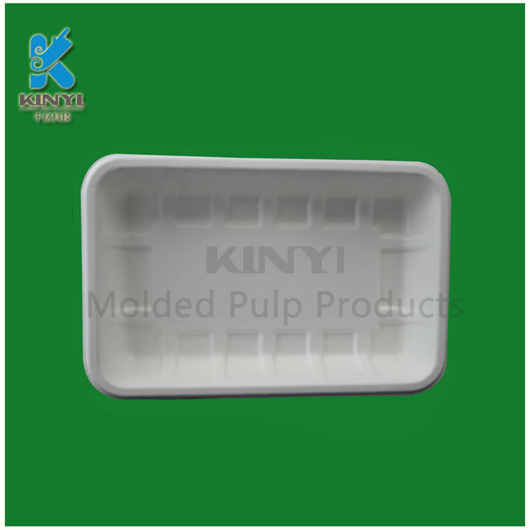 Custom pulp molded Green Pepper packaging trays