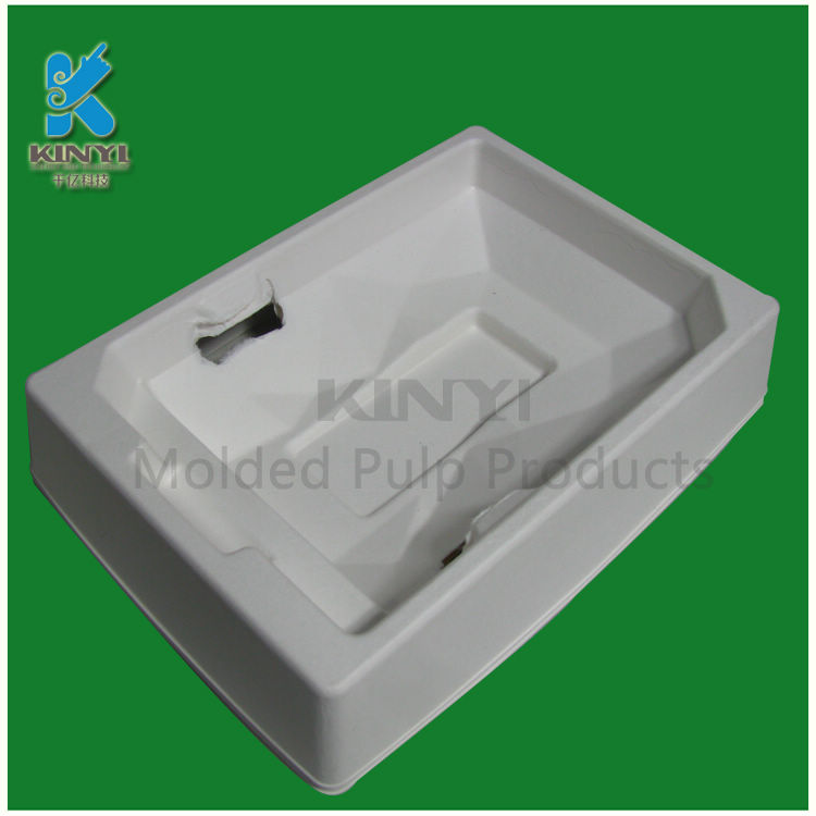 <b>Eco-friendly delicate wet pressed white pulp packaging boxes</b>