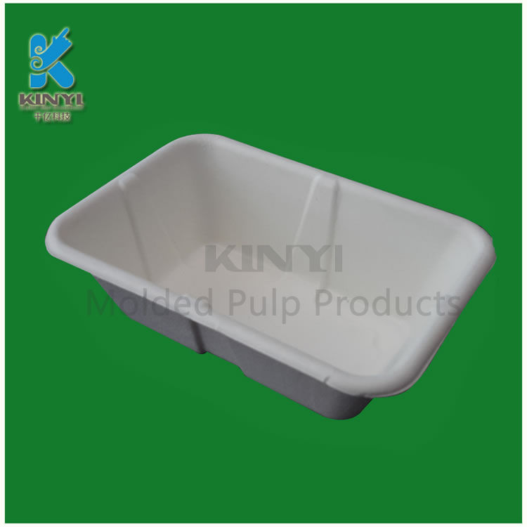 Eco friendly paper pulp fruit packaging tray suppliers custom