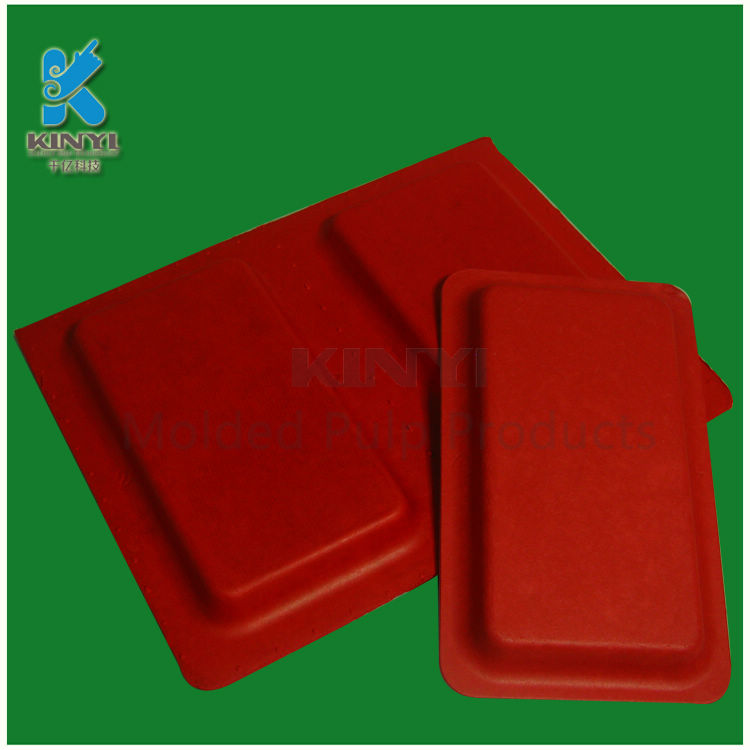 Custom paper pulp mobile phone shell packaging trays