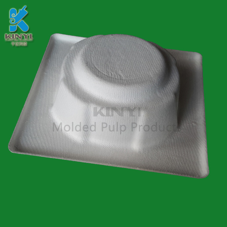 Biodegradable packaging insert molded fiber pulp trays wholesale