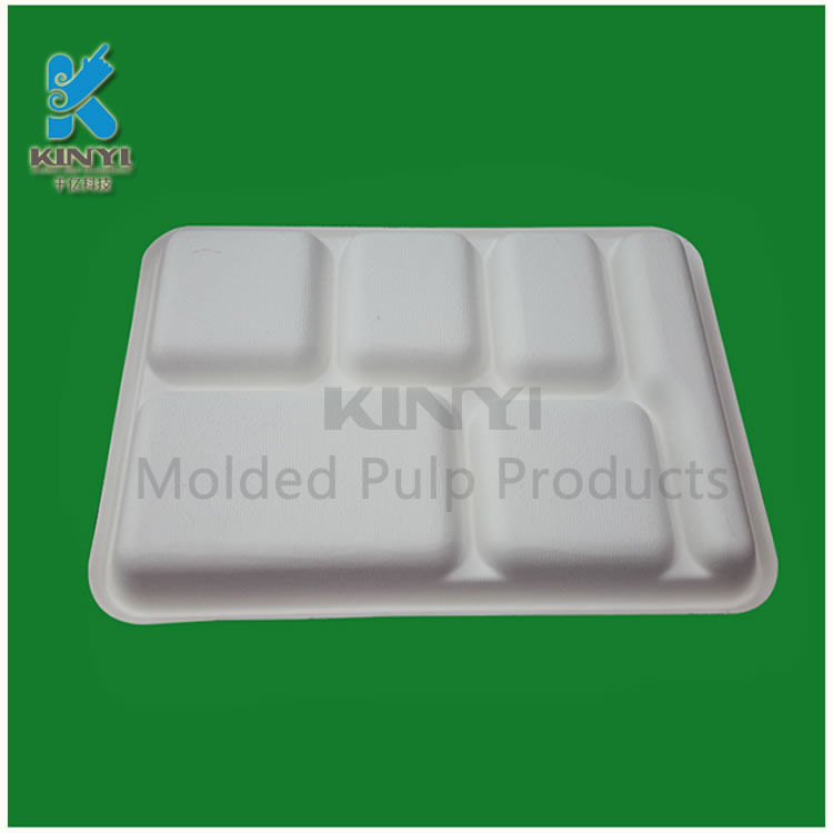 Biodegradable paper pulp disposable medical trays custom