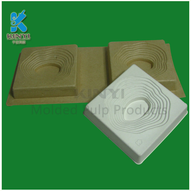 Custom recycled molded paper pulp Jewelry tray packaging tray