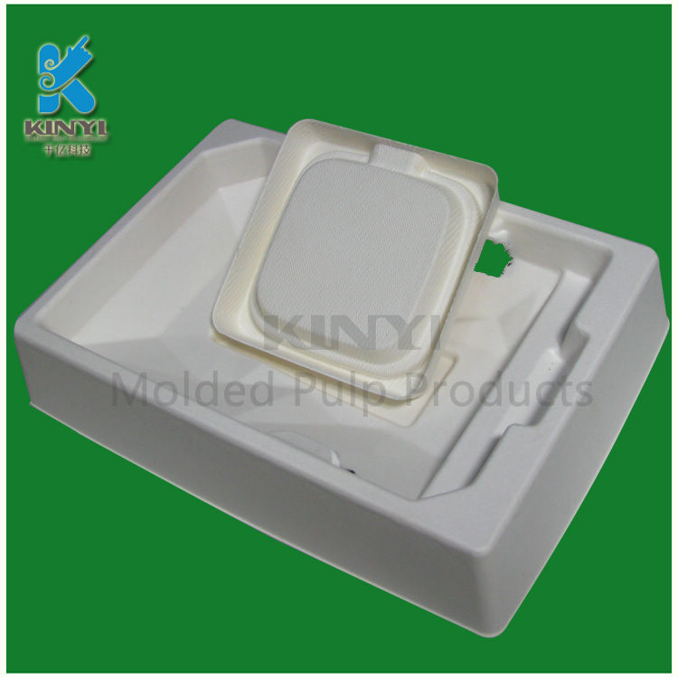 Customized biodegradable food grade natural sugarcane tray packaging