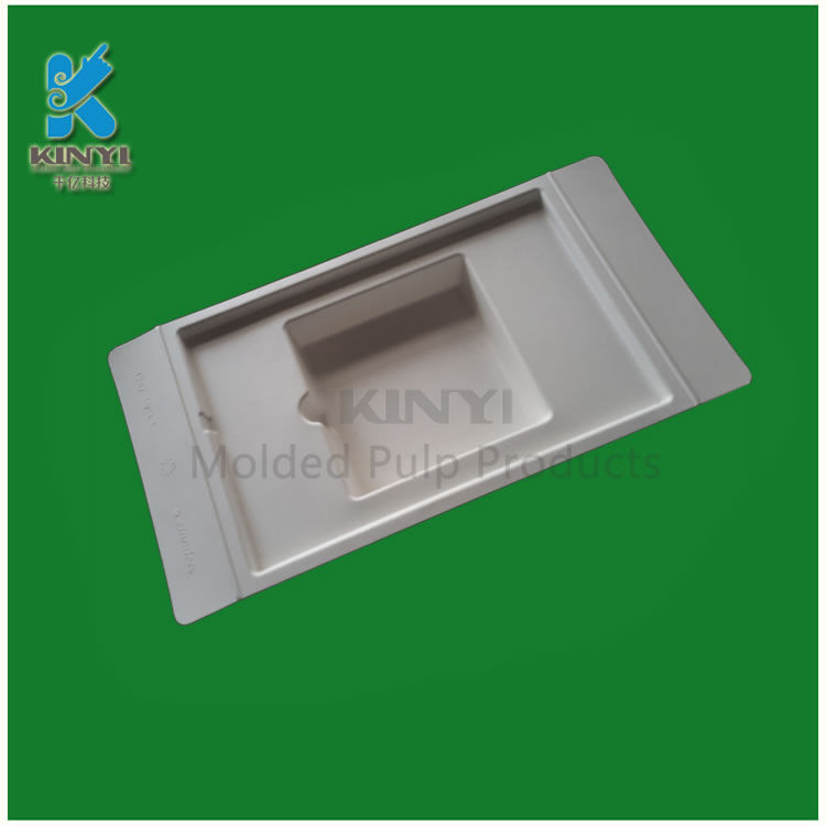 Customized molded fiber sugarcane pulp packaging inserts