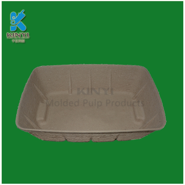 Custom biodegradable paper pulp molded disposable cat litter box