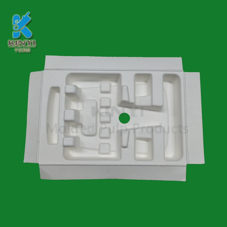 Paper Pulp Molded Biodegradable Packaging Tray