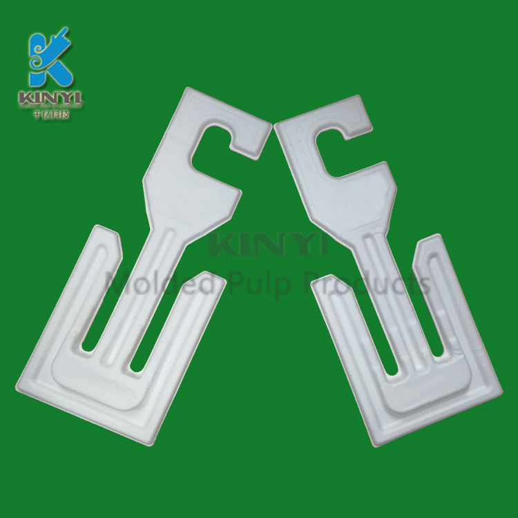 Custom Biodegradable Molded Pulp Paper Clothes Hangers