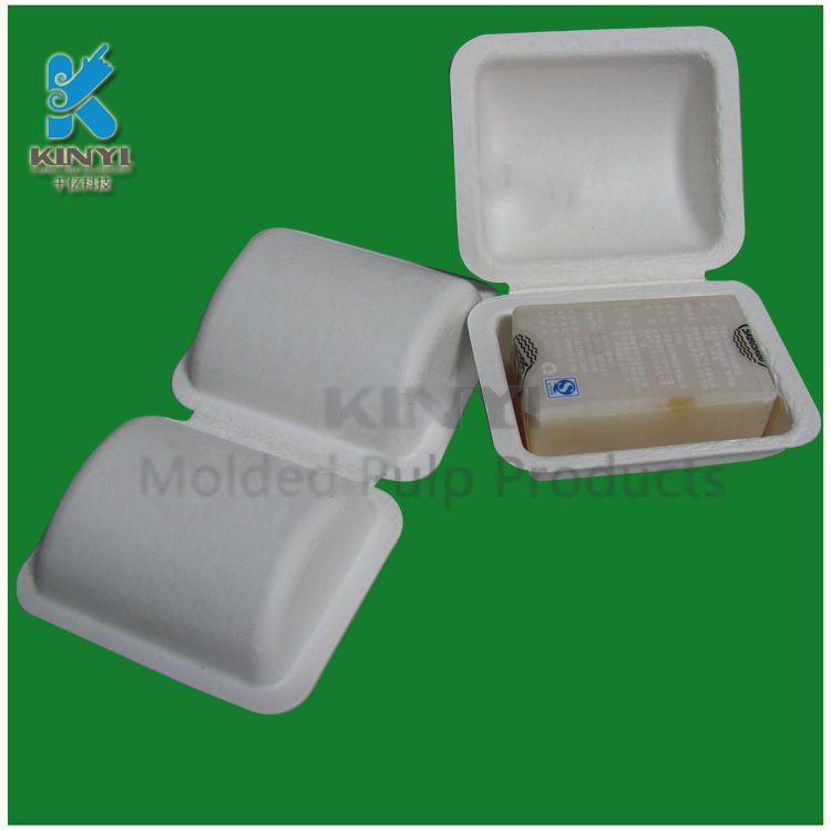 Custom WaterProof paper pulp soap box packaging disposable
