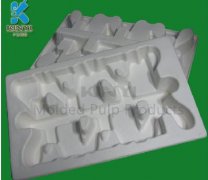 Custom food grade paper pulp packaging trays