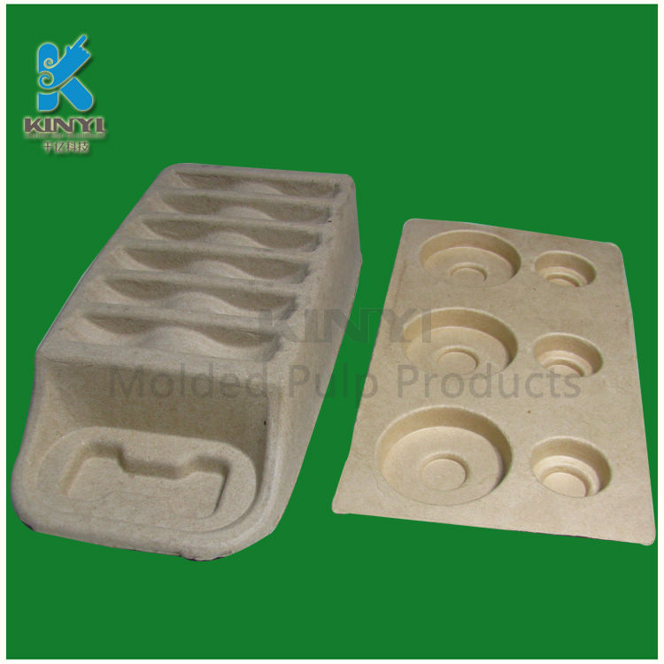 Eco-friendly brown paper pulp industrial product packaging