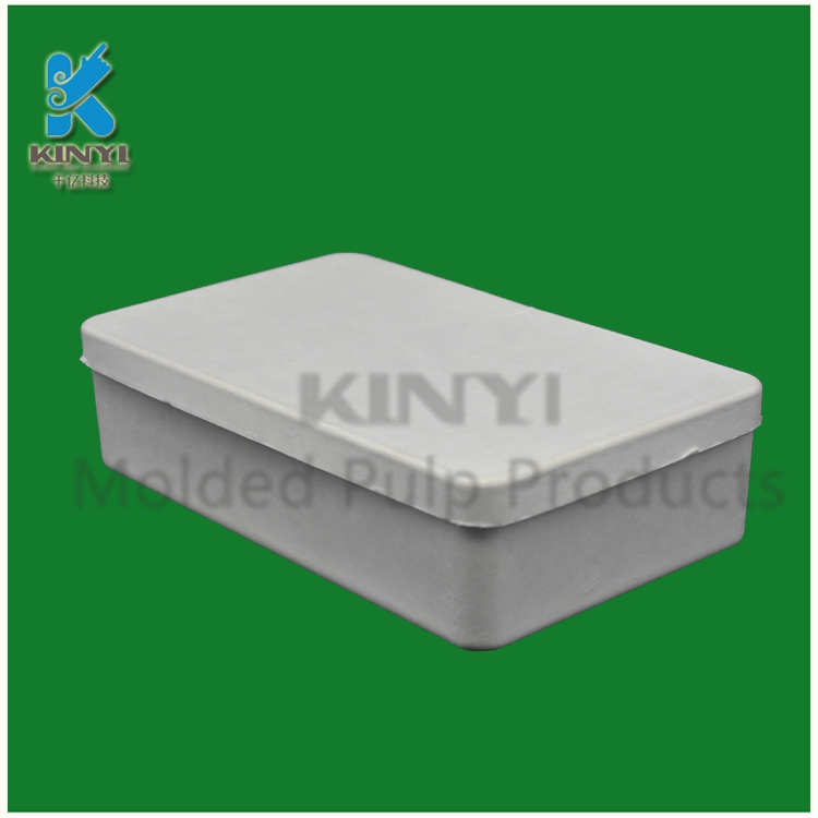 Molded paper packaging box design custom pulp boxes