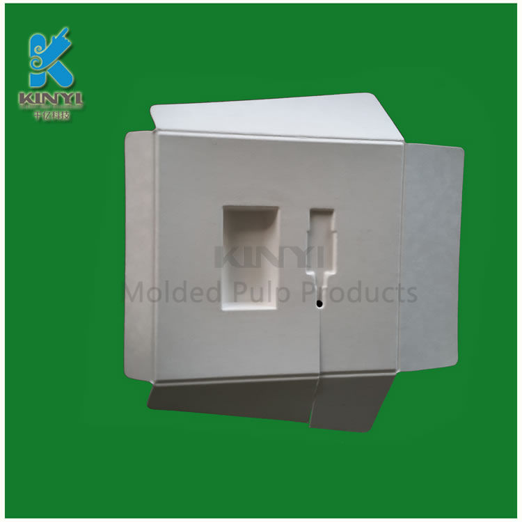 Biodegradable bagasse pulp molded paper packaging