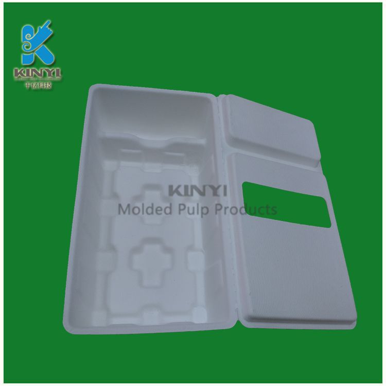Eco friendly molded pulp paper packaging box