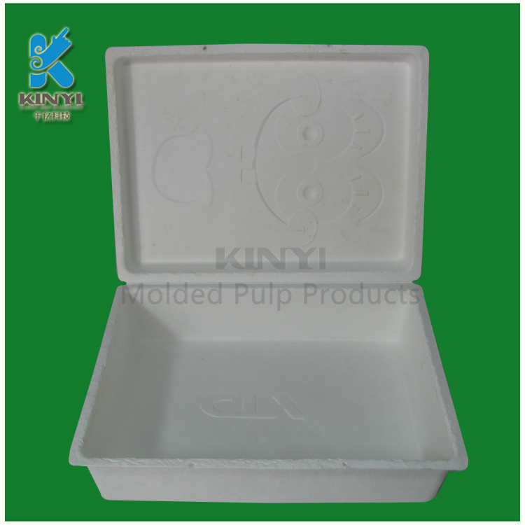 Eco friendly pulp molded packaging box