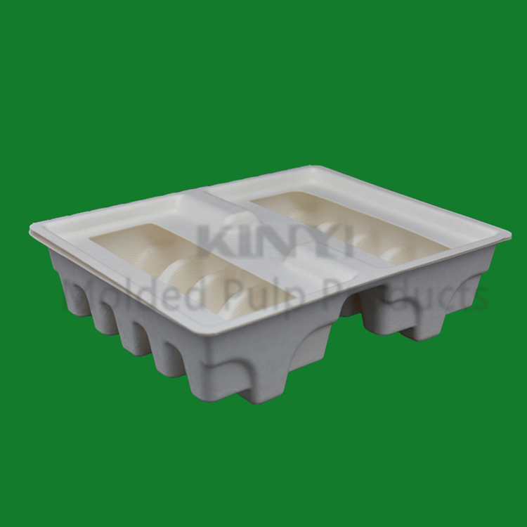 Eco friendly moulded pulp packaging boxes